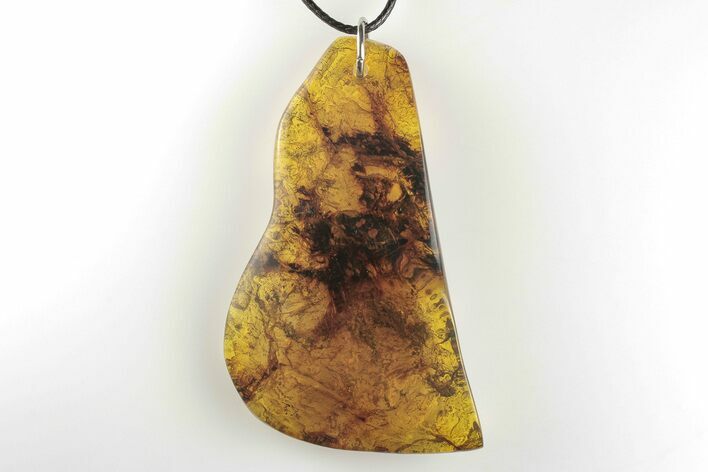 Polished Chiapas Amber ( g) Necklace - Mexico #197974